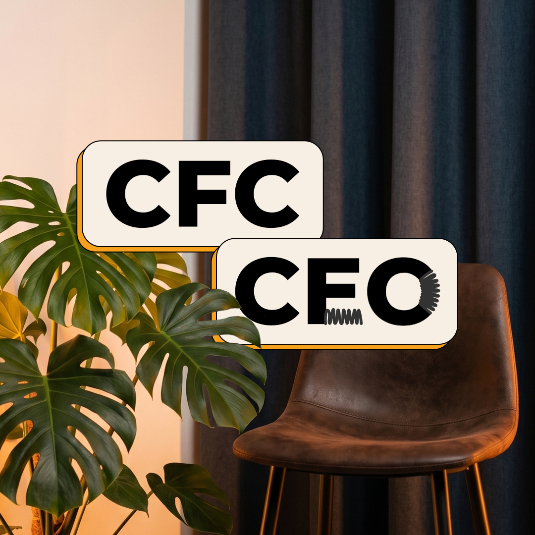 Composition graphique de la série CFC à CEO qui retrace les parcours d'entrepreneurs genevois qui ont débuté leur carrière par un CFC