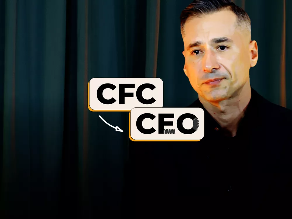 Photo de Marco Micello durant l'interview CFC à CEO qui retrace son parcours professionnel d'entrepreneur à Genève