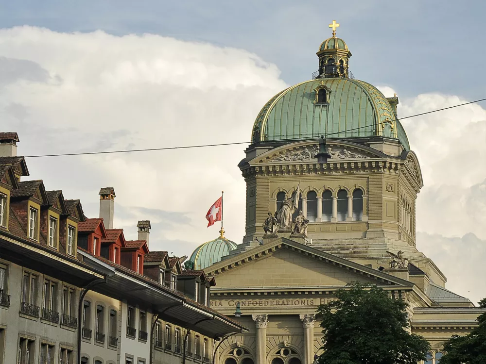 Le Palais fédéral à Berne, d'où la Confédération prévoit plus de 4 milliards de francs pour les transports à Genève.