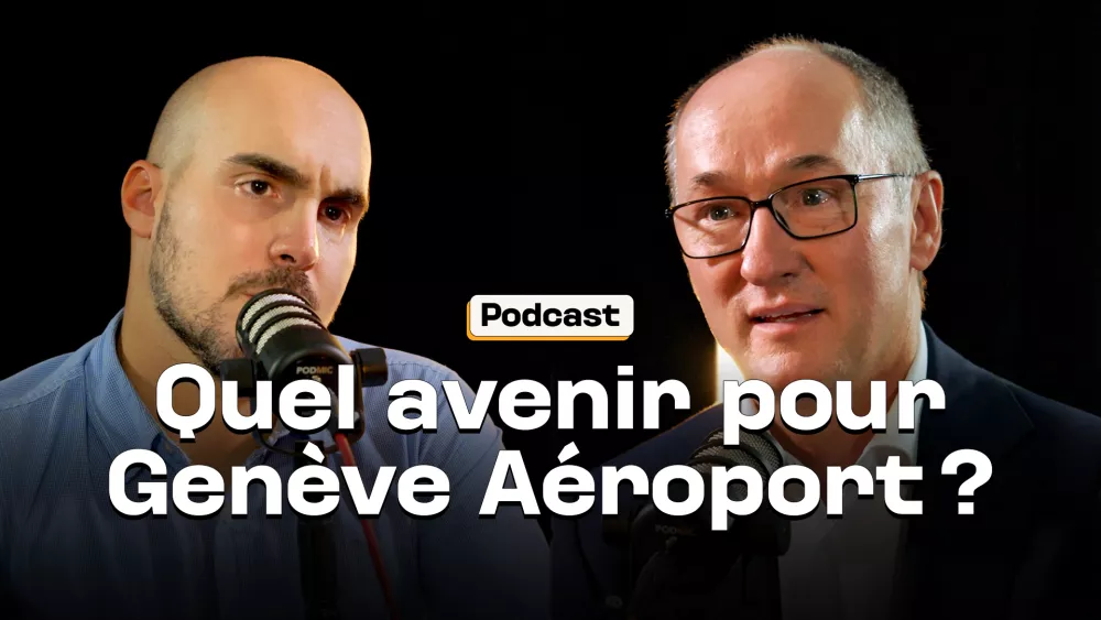 Jean-François de Saussure est à la tête de Genève Aéroport depuis près d’un an. Il est l'invité de notre podcast Face aux enjeux.