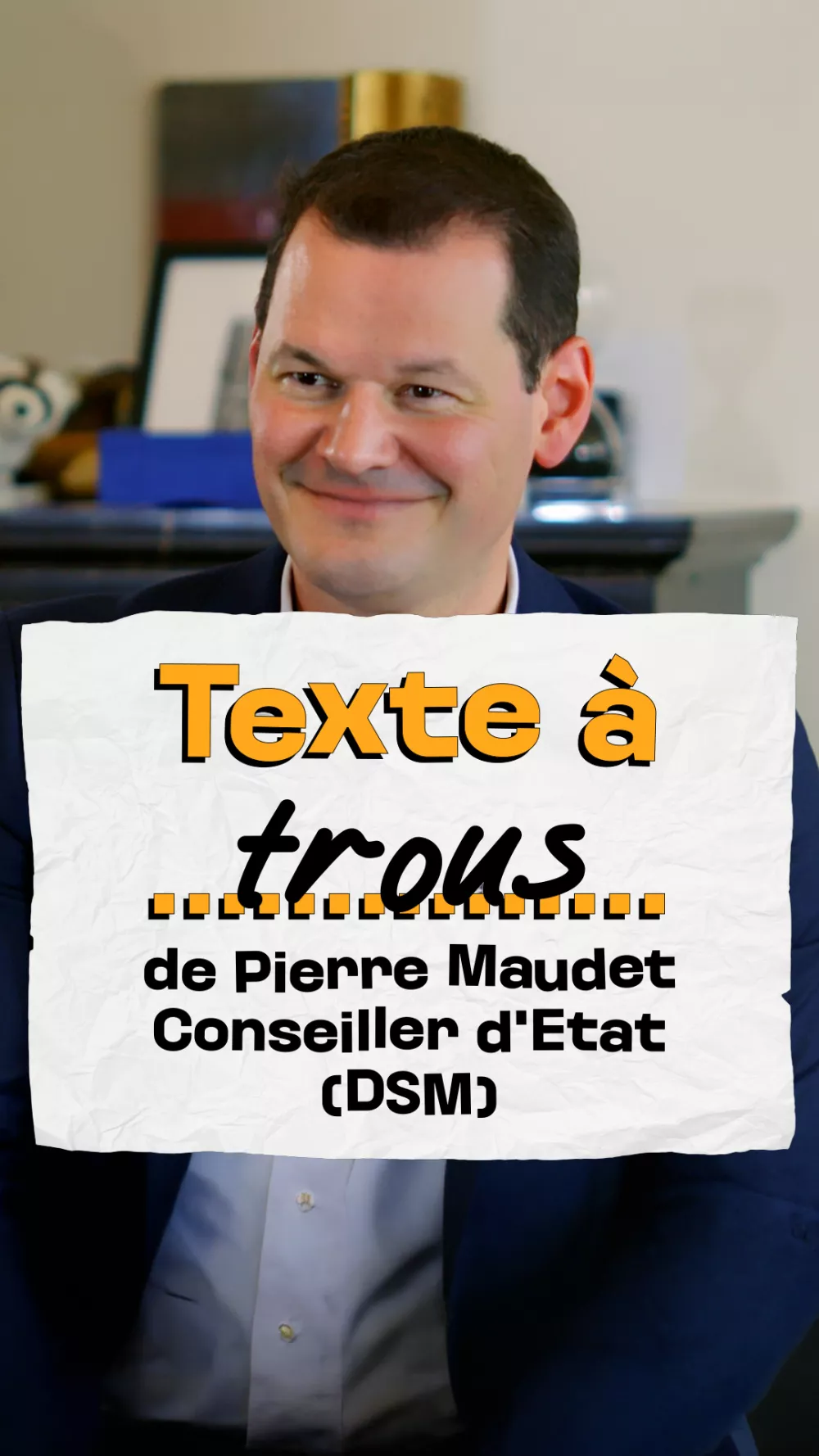 Pierre Maudet répond à des questions insolites sur la mobilité à Genève